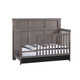 Natart Rustico 2 Piece Nursery Set in Grigio-Crib and Double Dresser