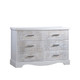 NEST Matisse Collection 3 Piece Nursery Set in White and White Bark