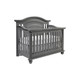 Oxford Baby London Lane 4 in 1 Convertible Crib in Arctic Gray