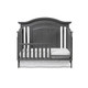 Oxford Baby London Lane 4 in 1 Convertible Crib in Arctic Gray - Bambi Baby