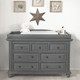 Oxford Baby London Lane Changing Topper in Arctic Gray