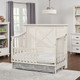 Oxford Baby Lexington 4 in 1 Convertible Crib in Heirloom White