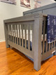 Oxford Baby Piermont Collection Convertible Crib in Rustic Stonington Gray