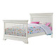 Westwood Olivia Convertible Crib in Brushed White