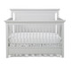 Ti Amo Palazzo 3 Piece Nursery Set in Misty Grey - Crib, Dresser, Hutch