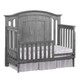 Oxford Baby Willowbrook Collection 4 in 1 Convertible Crib in Graphite Gray