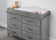 Oxford Baby Willowbrook Collection Universal Changing Topper in Graphite Gray