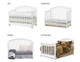 Sorelle Vista Elite Collection Convertible Crib in White