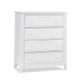 Sorelle Berkley 4 Drawer Dresser (Rta) in White