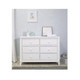 Sorelle Berkley 2 Piece Nursery Set - Double Dresser and 4 in 1 Crib in White