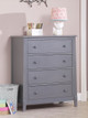 Sorelle Berkley 3 Piece Nursery Set in Gray (4 in 1 Crib)