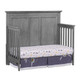 Oxford Baby Kenilworth Collection 2 Piece Set - 4 in 1 Convertible Crib & 6 Drawer Dresser in Graphite Gray