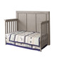 Oxford Baby Piermont Collection 2 Piece Nursery Set - Convertible Crib & Chifferobe in Rustic Stonington Gray