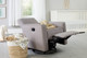 Westwood Aspen Swivel and Manual Reclining Glider in Sand