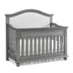 Dolce Babi Naples 2 Piece Nursery Set - Upholstered Crib, Double Dresser in Nantucket Grey