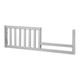Sorelle Princeton Elite Crib & Changer Toddler Rail in Weathered Grey