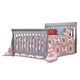 Sorelle Princeton Elite Crib & Changer Full Bed Rails in Weathered Grey