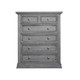 Oxford Baby Glenbrook Collection 5 Drawer Chest in Graphite Gray