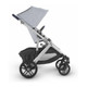UPPAbaby VISTA Stroller in William (Chambray Oxford/Silver/Navy Leather)