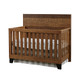 Westwood Urban Rustic 2 Piece Nursery Set - 5 dr and Convertible Crib in Brushed Wheat