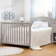 Sorelle Brittany Crib and Changer in Heritage Fog