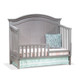 Sorelle Finley 4 in 1 Convertible Crib in Stone Grey