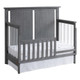 Oxford Baby Holland 3 Piece Nursery Set- Convertible Crib, 6 Drawer Dresser and 5 Drawer Chest in Cloud Gray