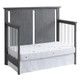 Oxford Baby Holland 3 Piece Nursery Set- Convertible Crib, 6 Drawer Dresser and 5 Drawer Chest in Cloud Gray