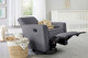 Westwood Aspen Swivel and Manual Reclining Glider in Stone