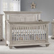 Oxford Baby Lakeville 2 Piece Nursery Set with Crib & 5 Drawer Chest in Stone Wash