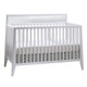 Natart Flexx 2 Piece Nursery Set - Convertible Crib in White and 5 Drawer Dresser in White/ Natural