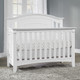 Oxford Baby Willowbrook 2 Piece Nursery Set - Crib and 6 Dr Dresser in White