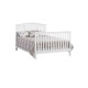 Oxford Baby Emerson 4 In 1 Convertible Crib in Snow White