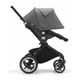 Bugaboo Lynx Complete Stroller in Black/Grey Melange-Grey Melange