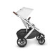 UPPAbaby Vista V2 Stroller with Leather Handles in Bryce White