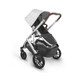 UPPAbaby Vista V2 Stroller with Leather Handles in Bryce White