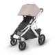 UPPAbaby Cruz V2 Stroller - in Alice (dusty pink/silver frame/saddle leather)