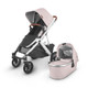 UPPAbaby Cruz V2 Stroller - in Alice (dusty pink/silver frame/saddle leather)