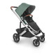 UPPAbaby Cruz V2 Stroller - in Emmett (green melange/silver frame/saddle leather)