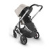 UPPAbaby Cruz V2 Stroller - in Sierra (dune knit/silver frame/black leather)