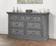 Oxford Baby Glenbrook Collection 3 Piece Nursery Set in Graphite Gray