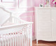 Dolce Babi Alessia Full Panel Convertible Crib in Bright White