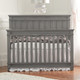 Dolce Babi Bocca 2 Piece Nursery Set - Convertible Crib and Chifforobe in Marina Grey