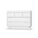 Dadada Soho Collection 5 Drawer Dresser in White
