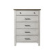 Westwood Timber Ridge Collection Tall Chest in Weathered White and Sierra