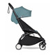 JetSetGo BABYZEN YOYO2 Complete Stroller - Black Frame + Aqua