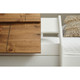 Ti Amo Adirondack Cabin Bunk Bed in White/Brown