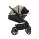 Nuna TAVO Next Stroller in Timber – Right Side Canopy View