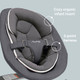 Nuna LEAF Grow Baby Seat w/ Toy Bar in Quartz