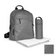 UPPAbaby Changing Backpack - GREYSON (charcoal melange/saddle leather)